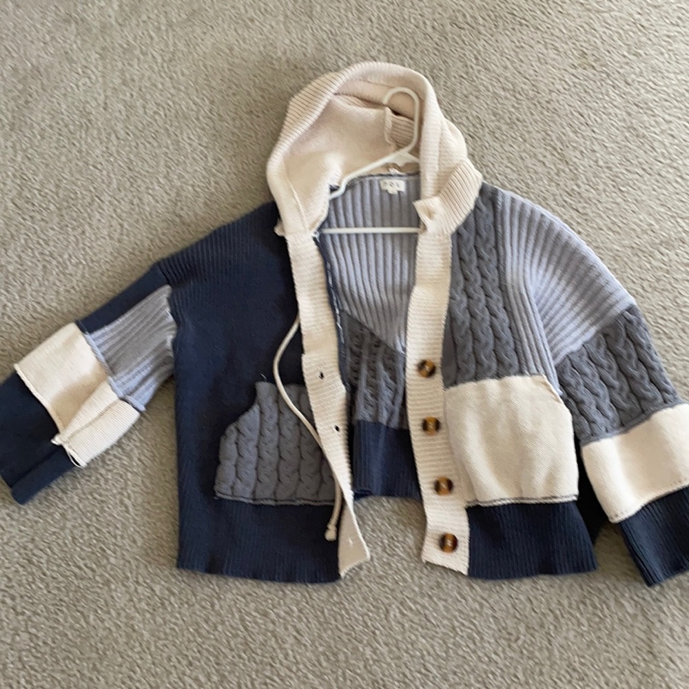 Color block sweater
